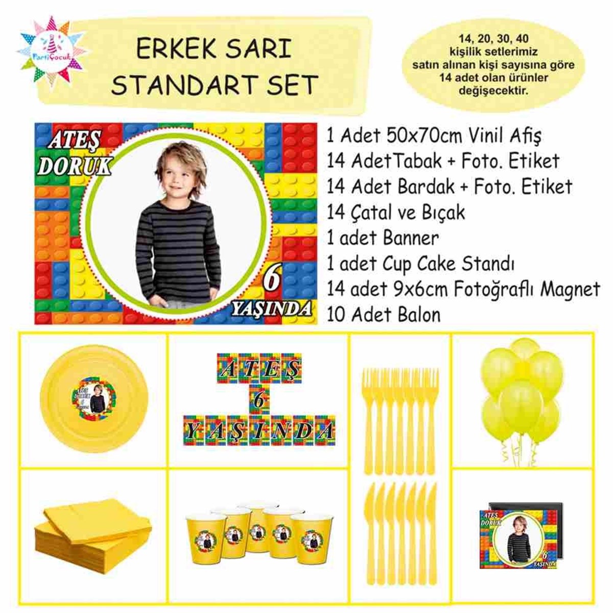 Lego Parti Malzemeleri Standart Set 