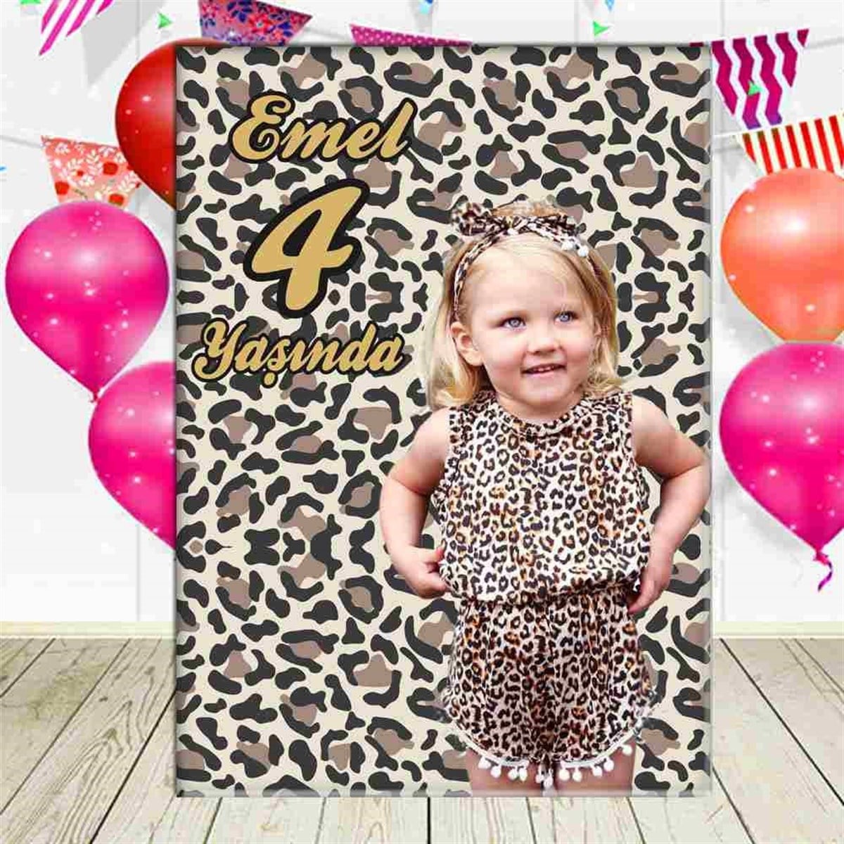 Leopar Konsept Ayaklı Pano  