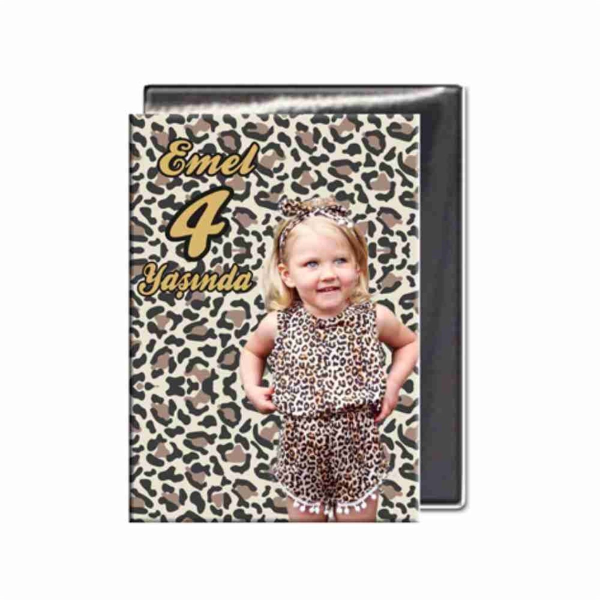 Leopar Konsept Buzdolabı Magneti  