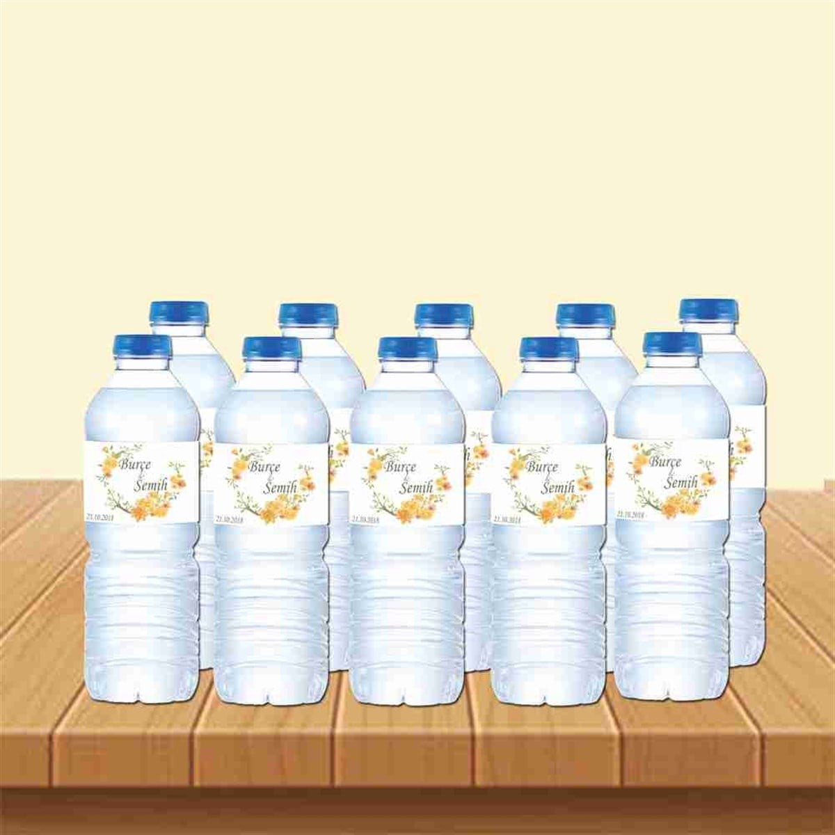 Limon Çiçeği Nişan Temalı Su Sargısı 