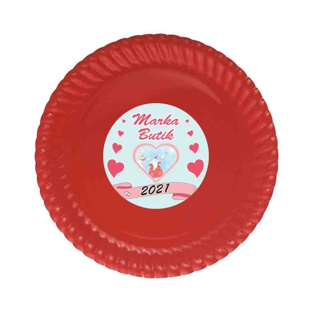 Logo Baskılı Yeni Yıl Hediyelik Kullan At Tabak  