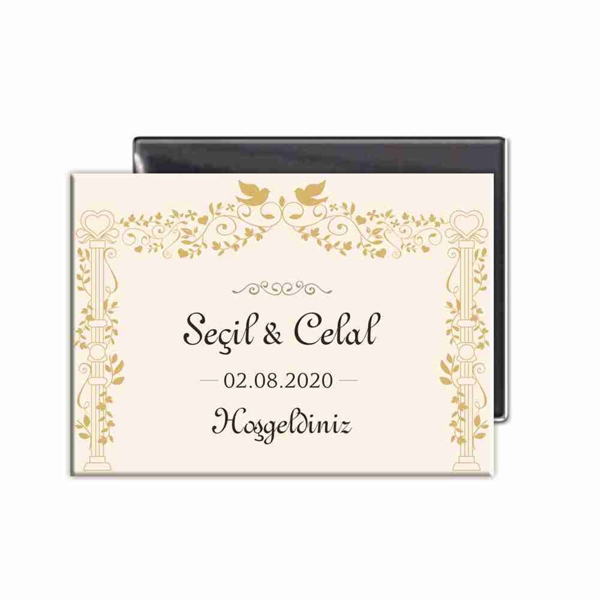 Masa Arkası Nişan Süsleme Nişan Magnet 