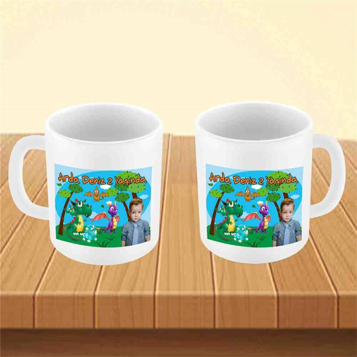 Mavi Safari Konsept Kupa Bardak Mug  