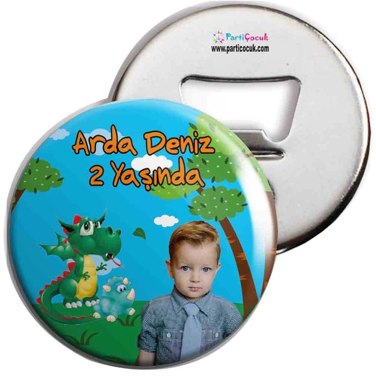 Mavi Safari Konsepti Açacaklı Magnet Kişiye Özel 