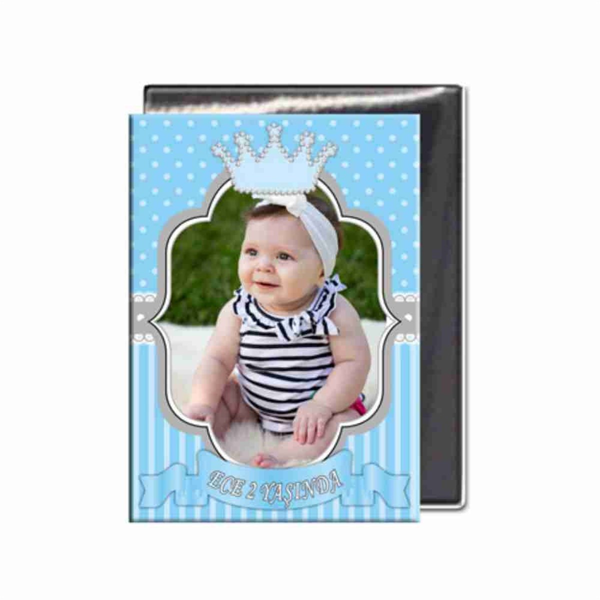 Mavi Taç Buzdolabı Magneti  