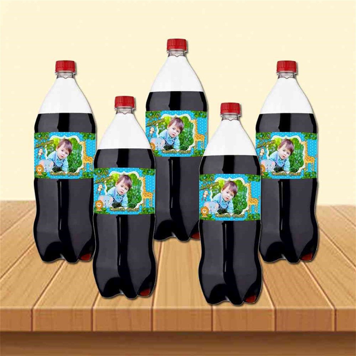 Mavili Ormanlı Konsepti Cola Şisesi Bandı    