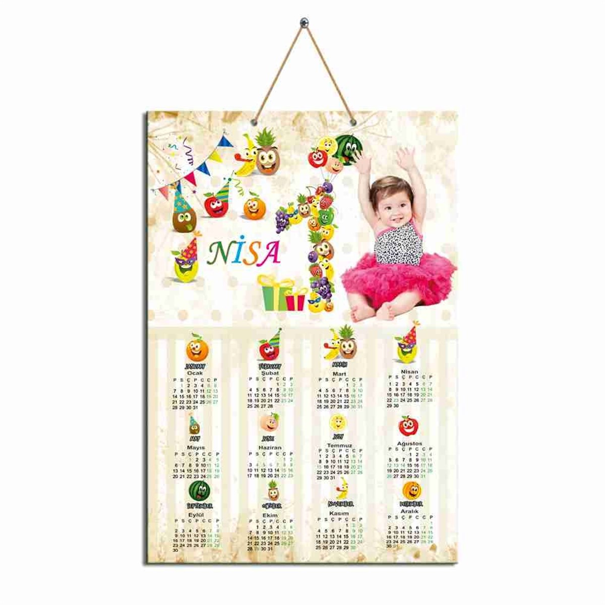 Meyve Karton Takvim 