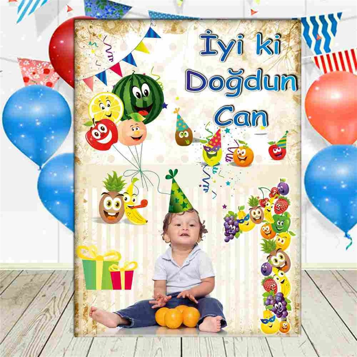 Meyve Konsept Ayaklı Pano 