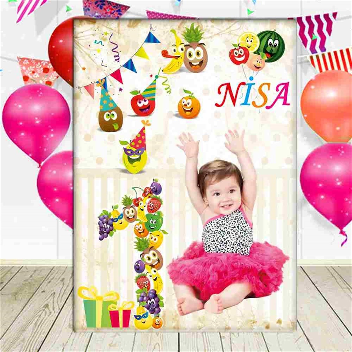 Meyve Konsept Ayaklı Pano  