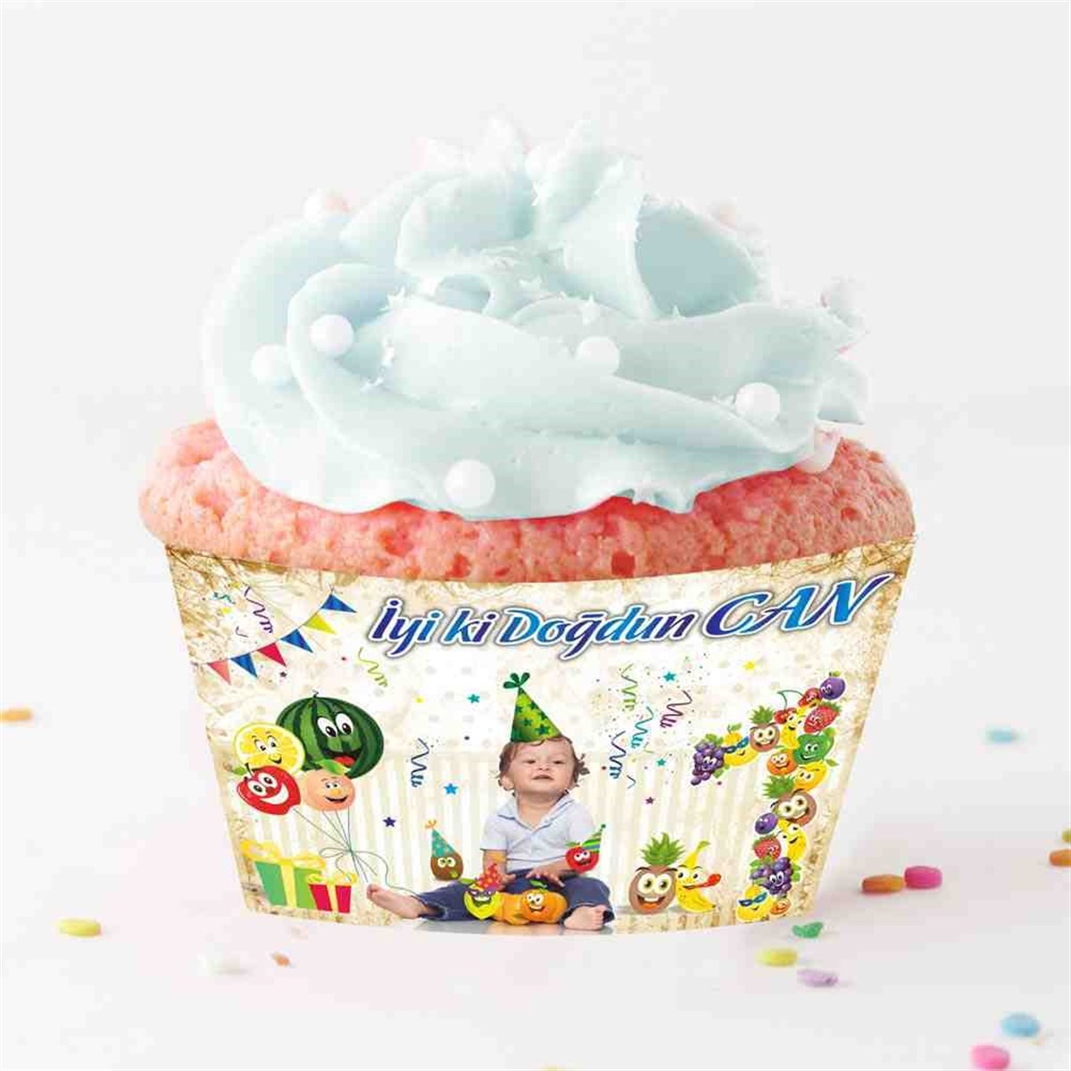 Meyve Konsepti Cupcake Sargısı 