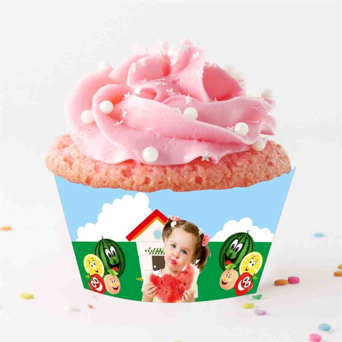 Meyve Konsepti Cupcake Sargısı 