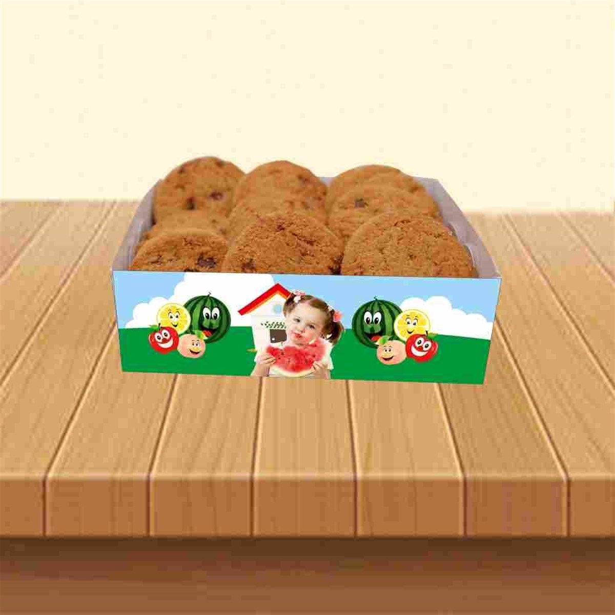 Meyve Konsepti Kişiye Özel Gıda Kutusu 