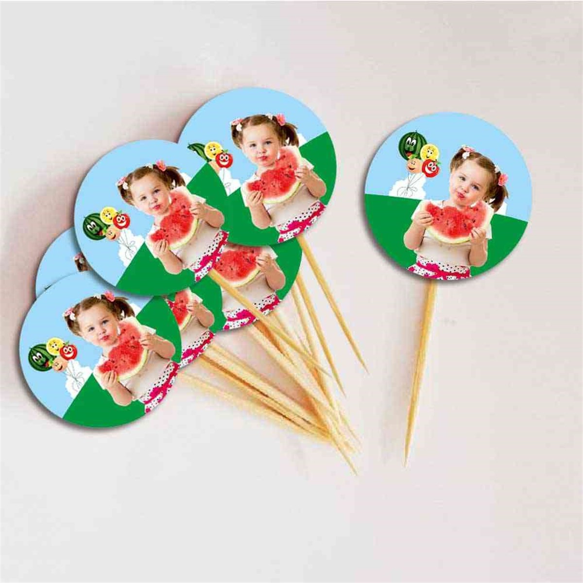 Meyve Konsepti Kürdan Cupcake 