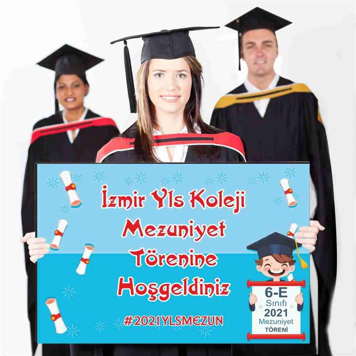 Mezuniyet Balosu Süsleme Afiş 