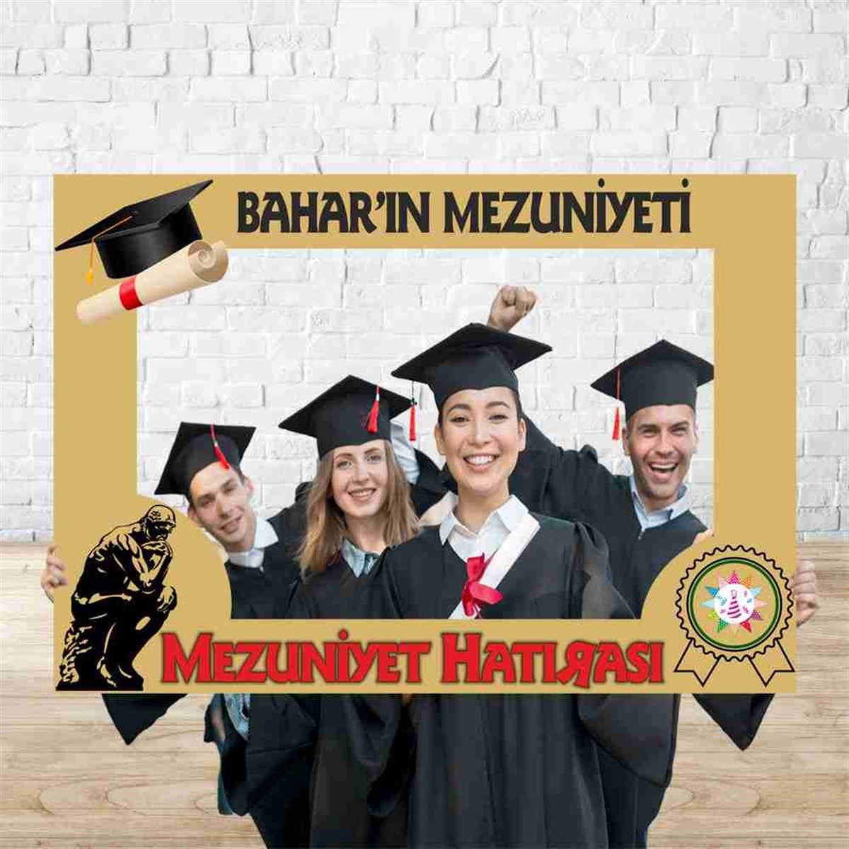 Mezuniyet Parti Fotoğraf Çekilme Çerçeve 