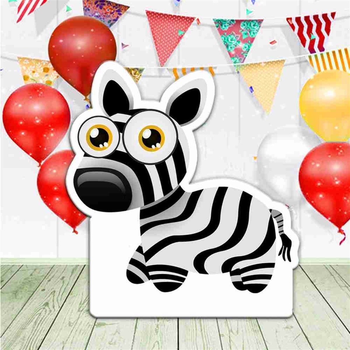 Mini Zebra Masa Önü Süslemesi 