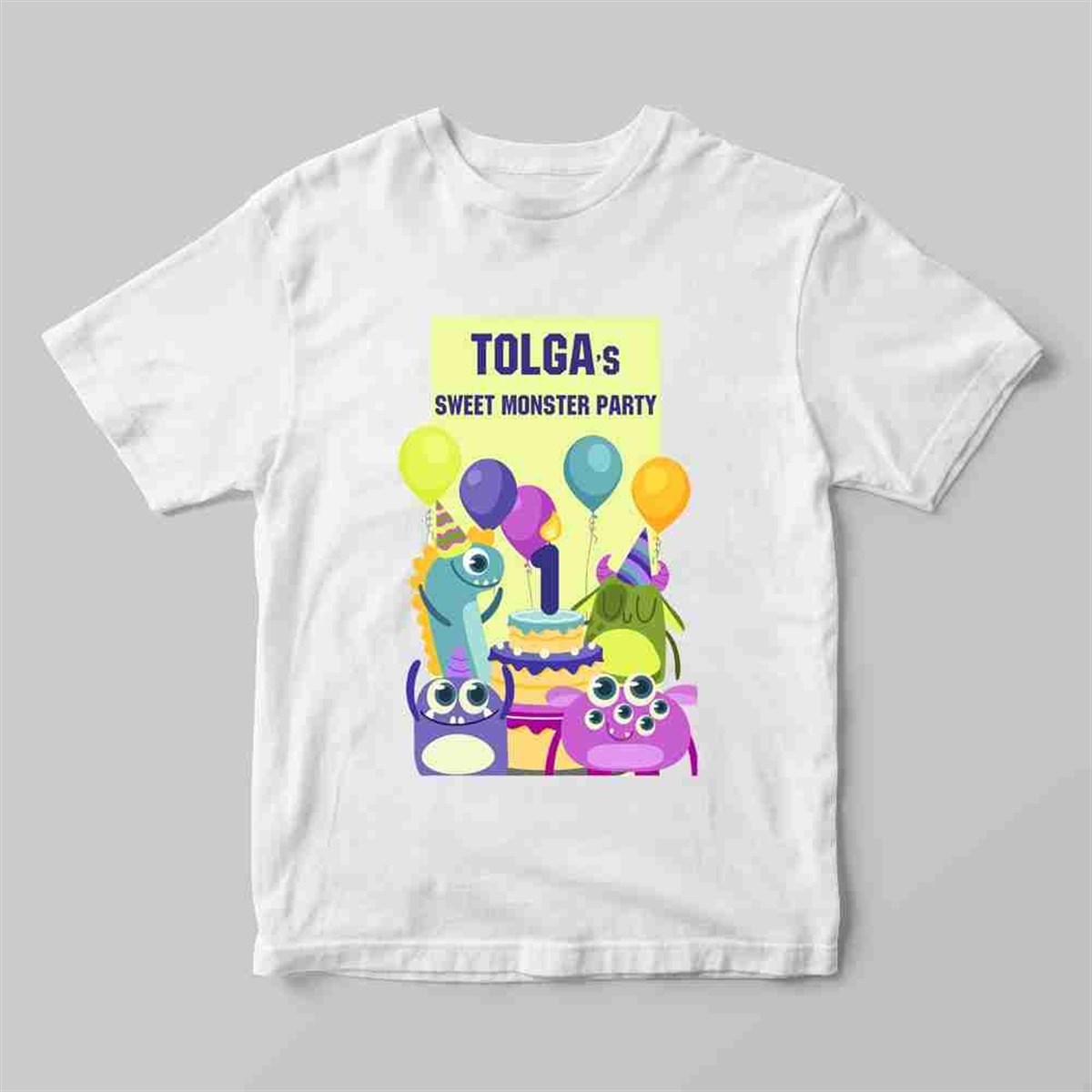 Monster Party Tişört Baskı 