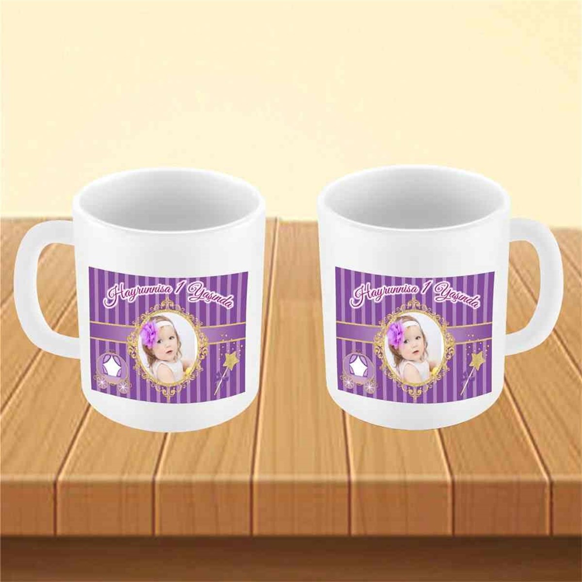 Mor Balkabağı Konsept Kupa Bardak Mug  