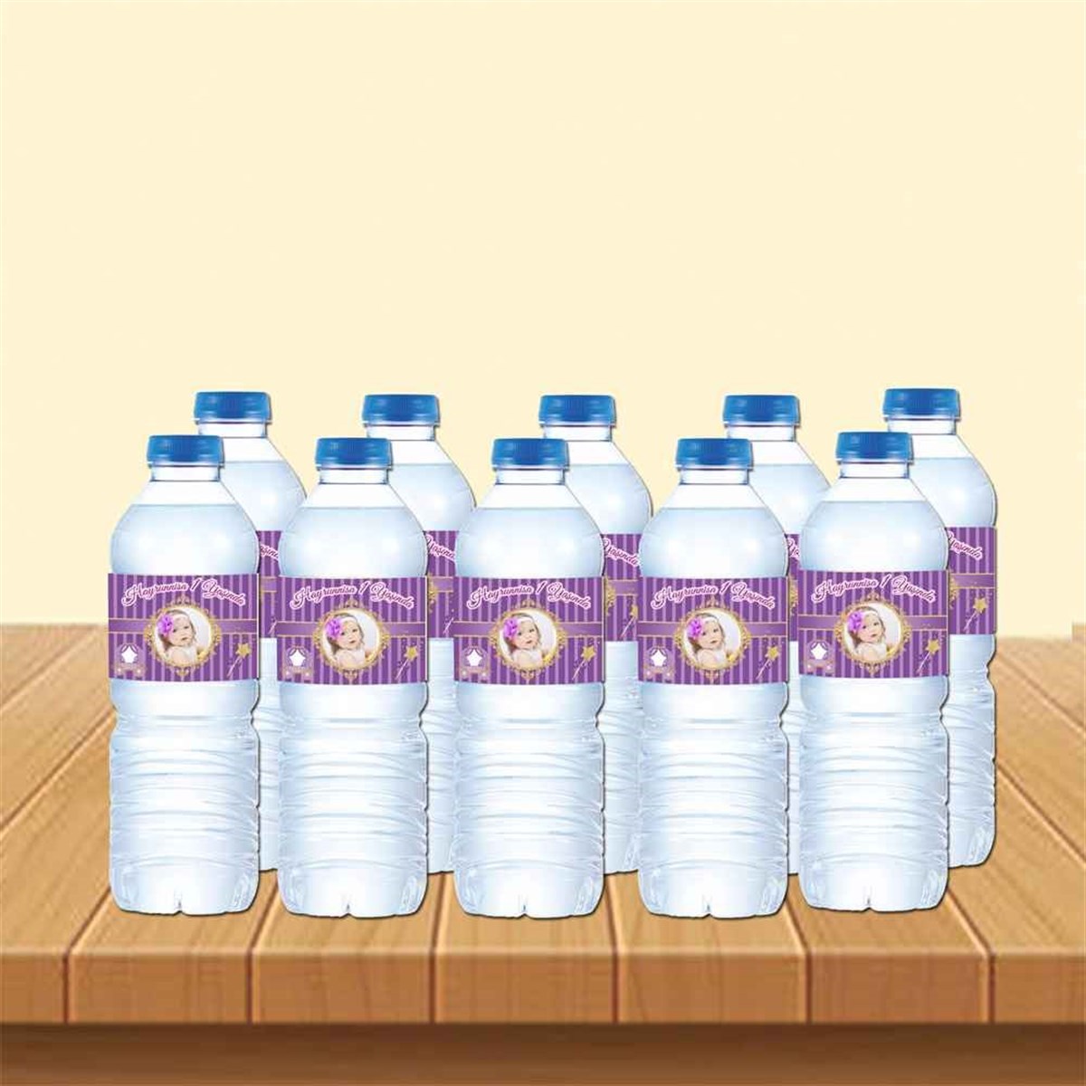 Mor Balkabağı Su Şisesi Bandı 