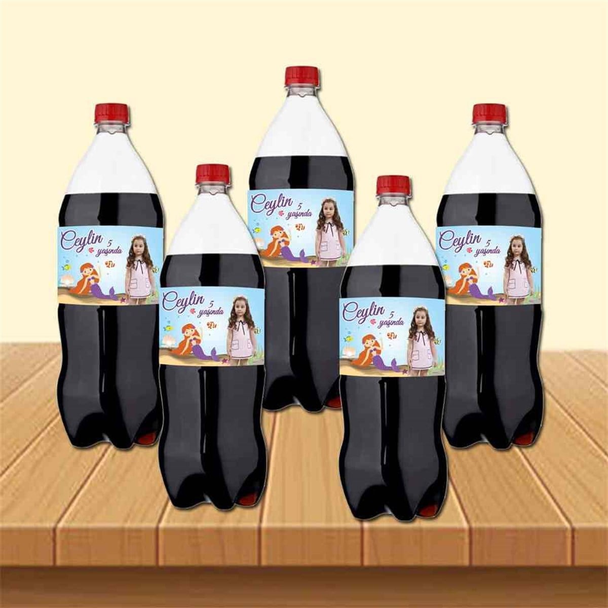Mor Deniz Kızı Cola Şisesi Bandı  