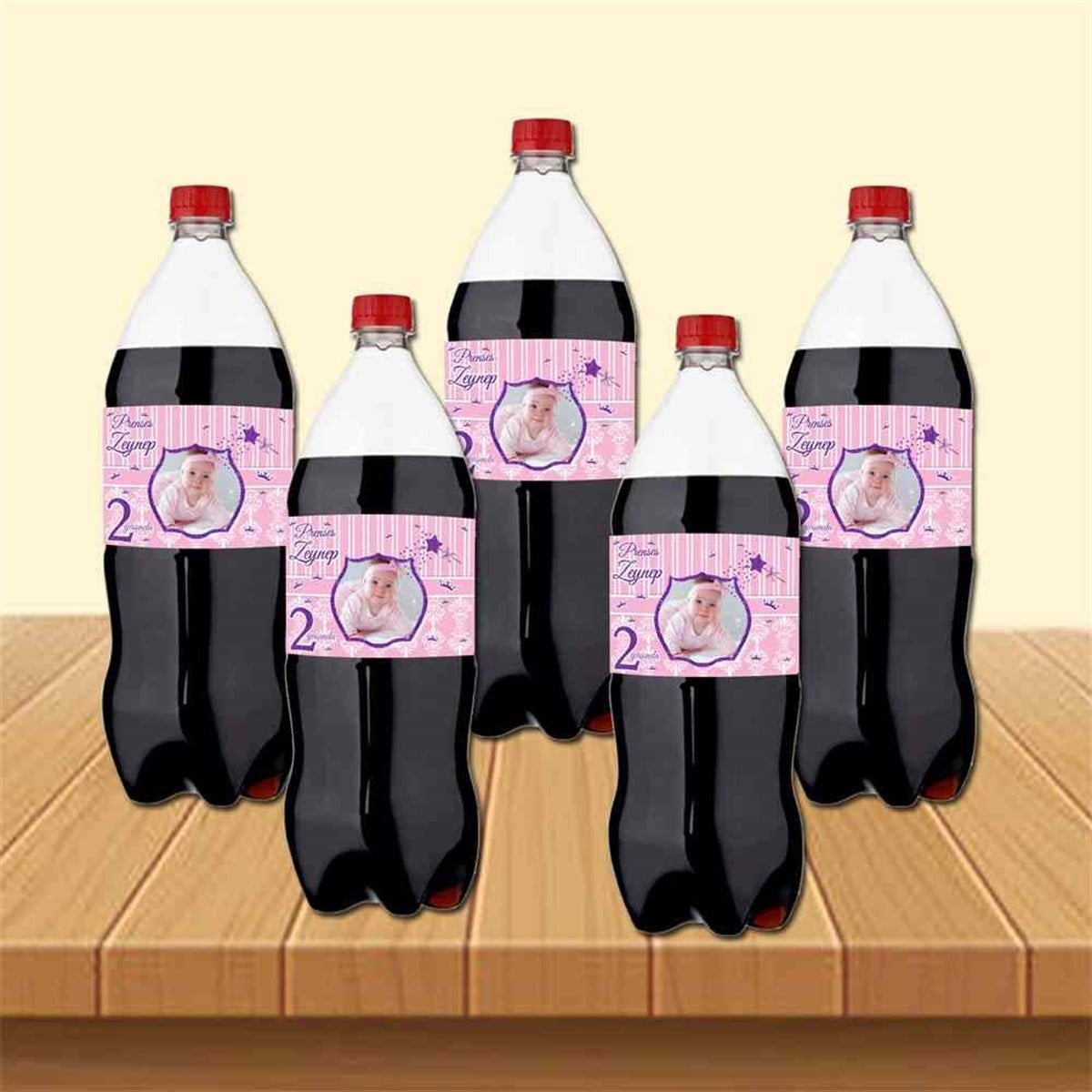 Mor Pembe Prenses Cola Şisesi Bandı 