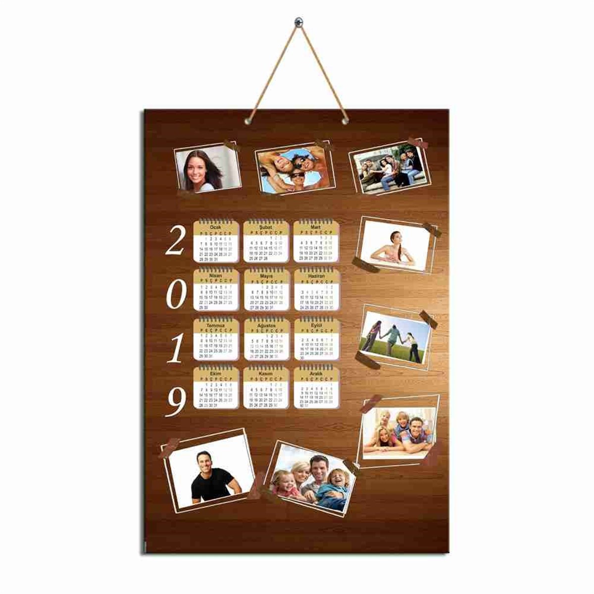 Mutlu Aileye Özel Takvim 