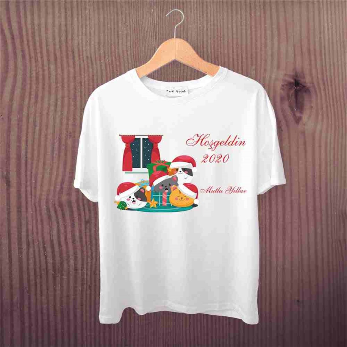 Mutlu Yıllar Temalı Tişört Baskı 