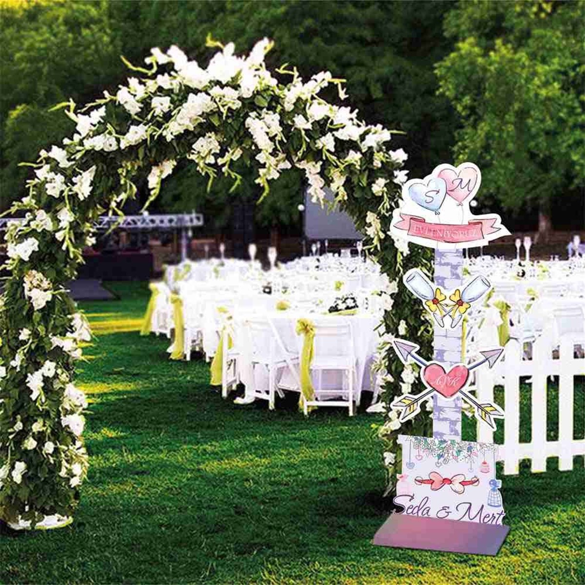 Nikah Karşılama Yön Pano 