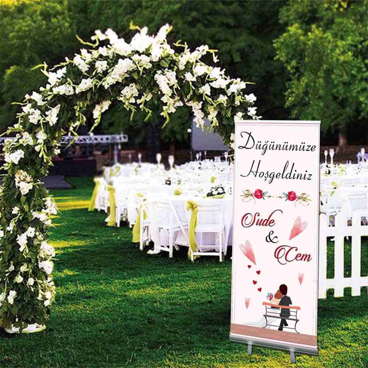 Nikah Mekanizmalı Afiş Rollup 85x200 cm 