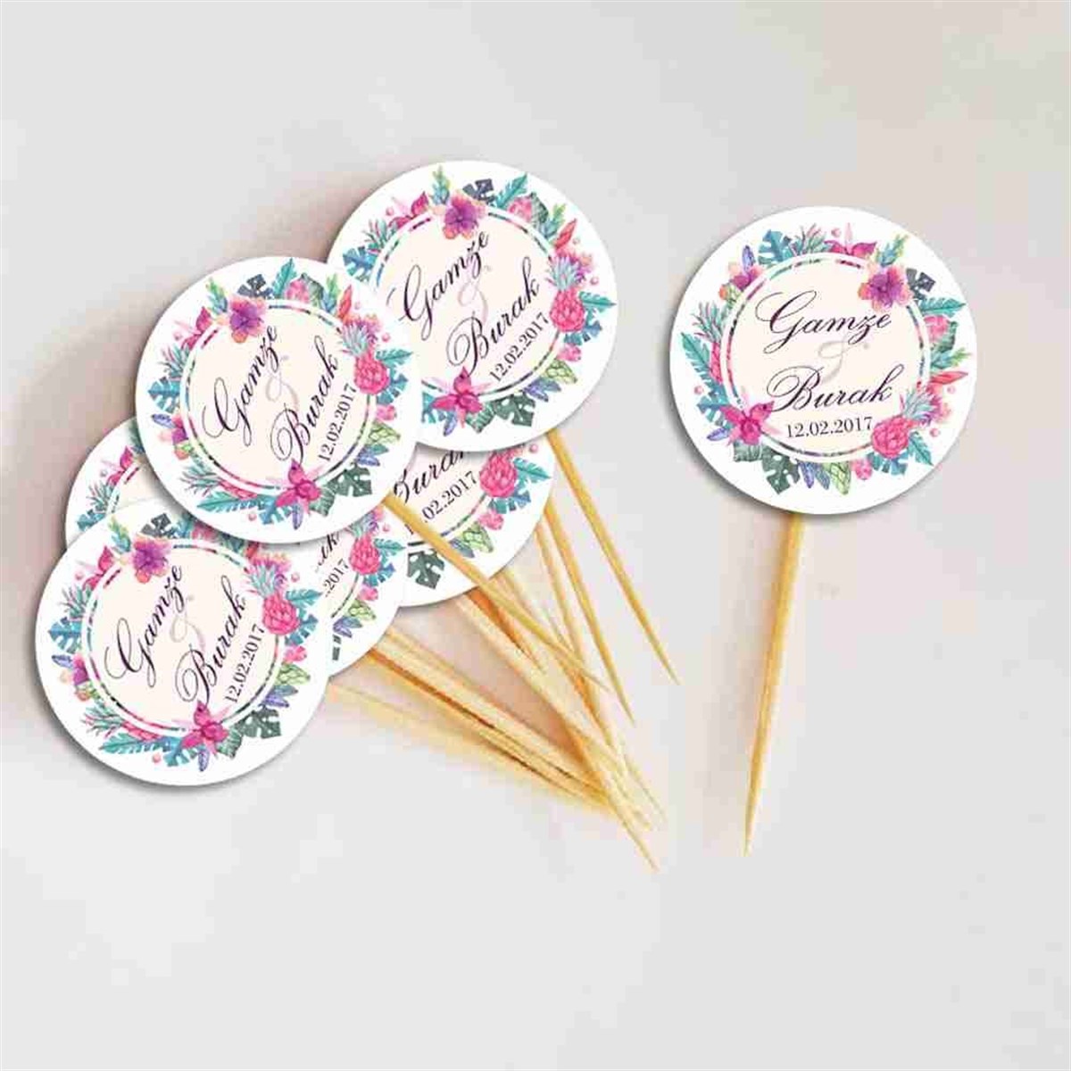 Nişan Gecesi Cupcake Kürdanı 