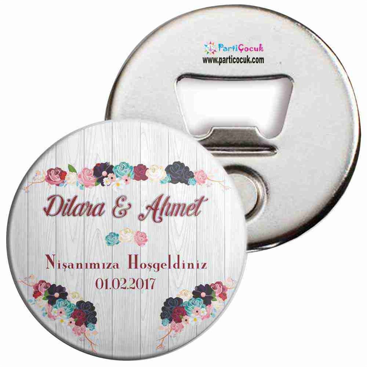 Nişan Hatırası Ekonomik Magnet  