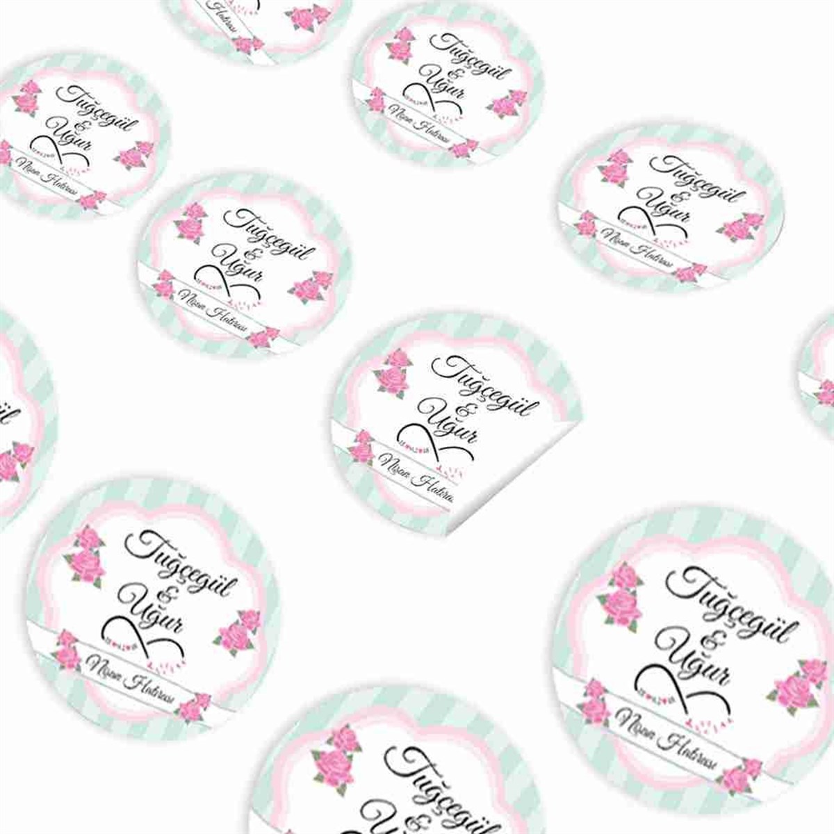 Nişan Sticker 30 Adet 