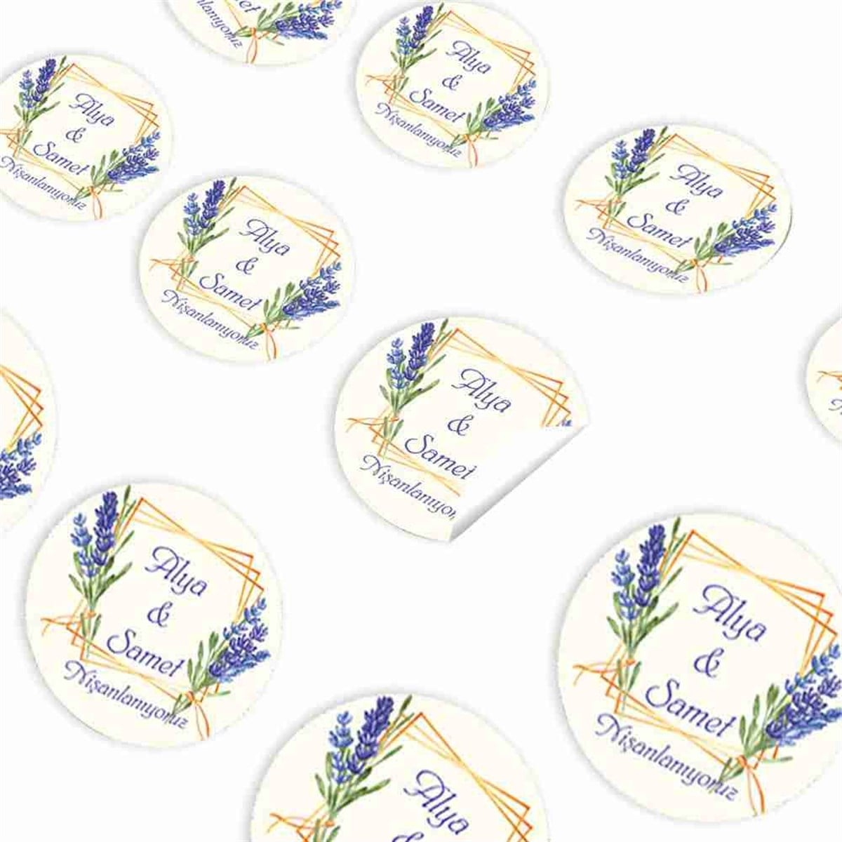 Nişan Sticker 30 Adet 