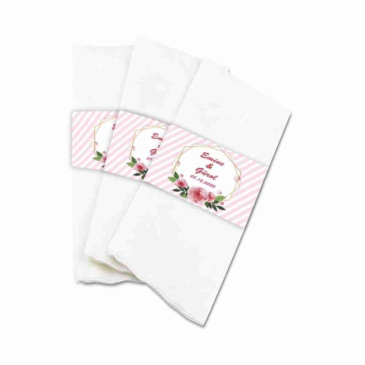 Nişan Temalı Peçete Sargı 