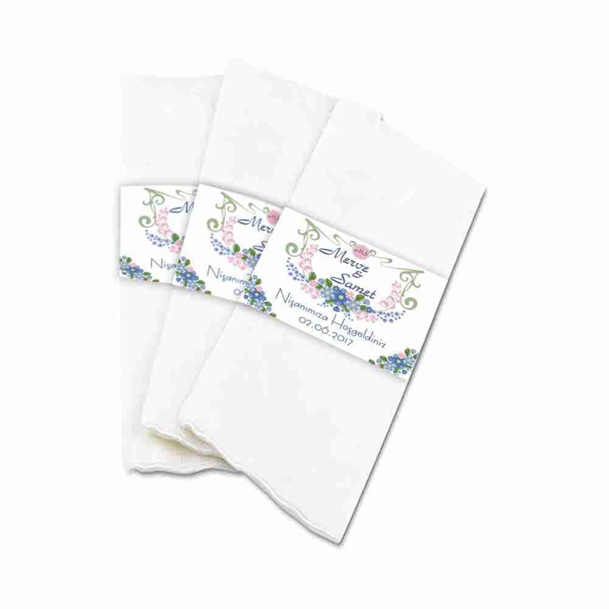 Nişan Temalı Peçete Sargı 