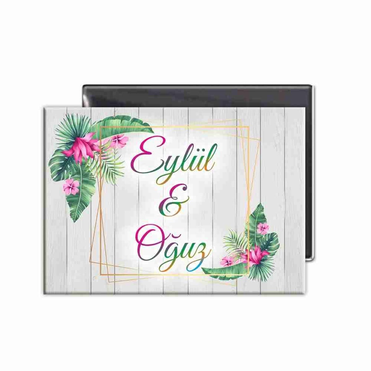 Nişan Vintage Konsepti Magnet 