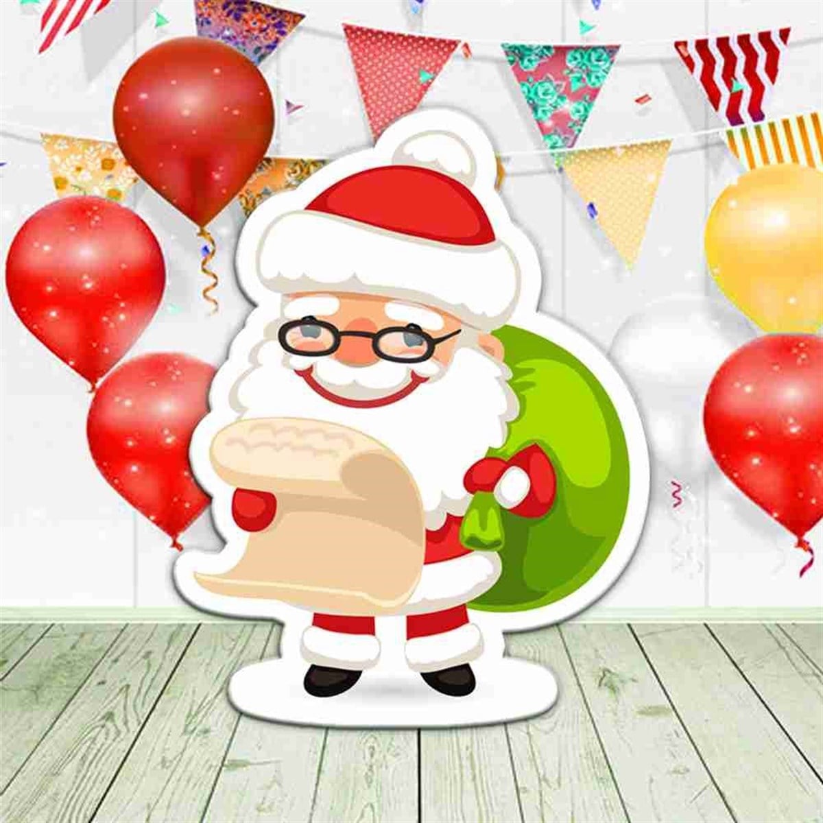 Noel Baba Parti Malzemesi Kapı Süsü 