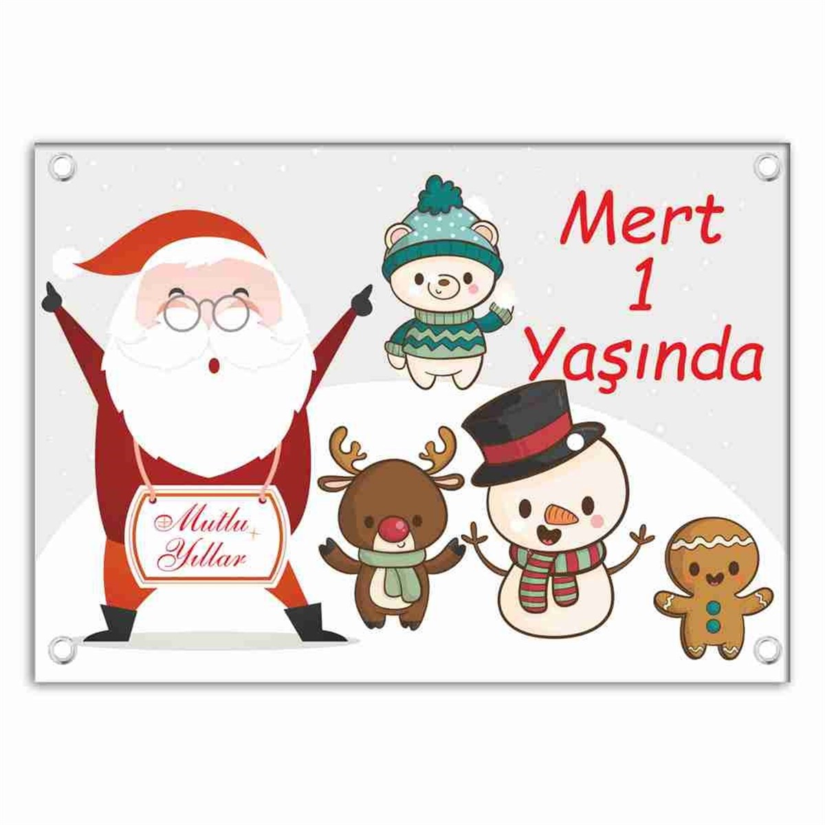 Noel Baba Temalı Arka Fon 