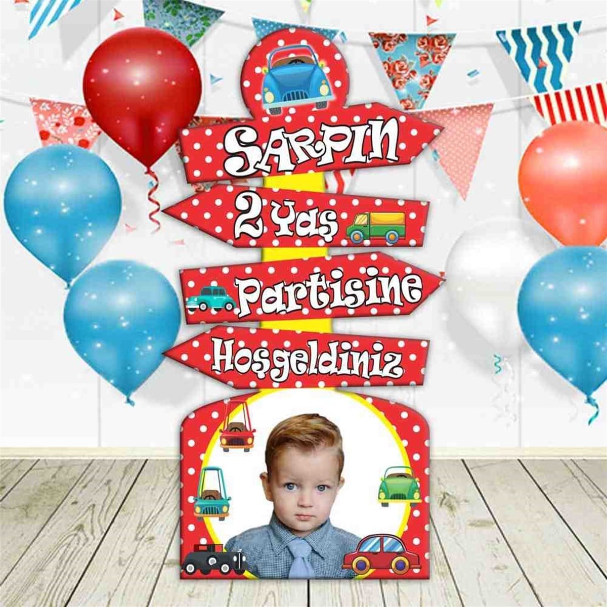 Nostalji Araba Katlanmaz Sert Karton 