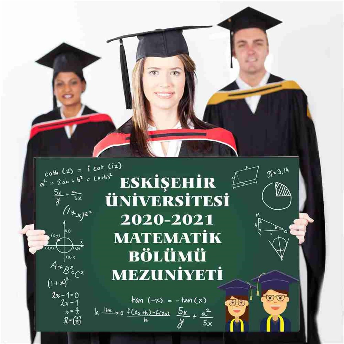 Okula Özel Mezun Afişi 