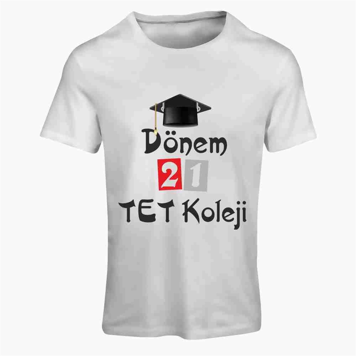 Okula Özel Mezuniyet T-Shirt 