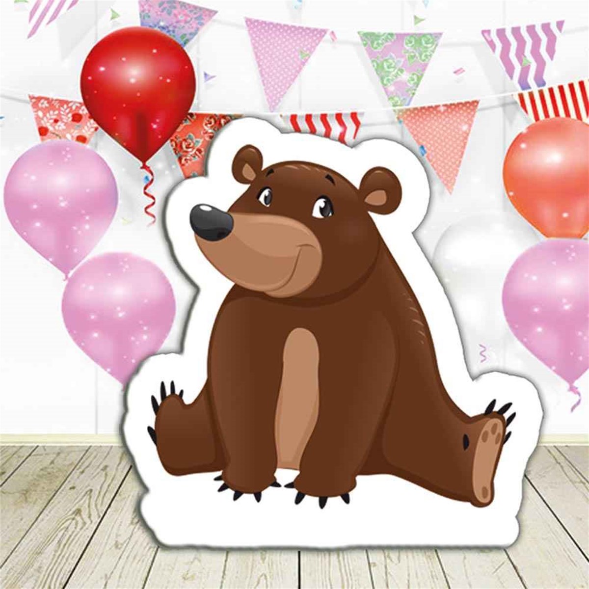 Orman Konsepti Sevimli Ayıcık Pano 