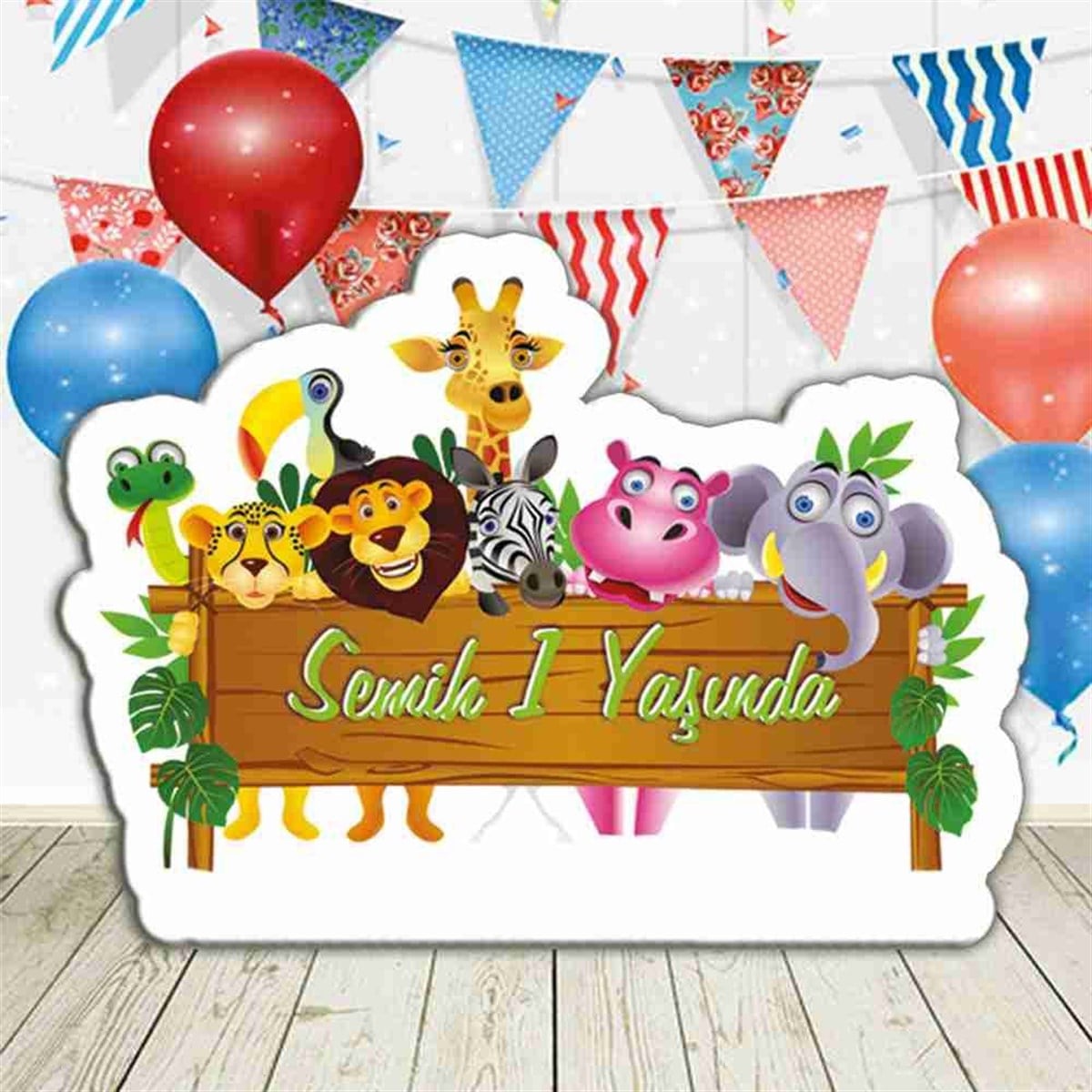 Ormanda Sevimli Hayvanlar Pano 