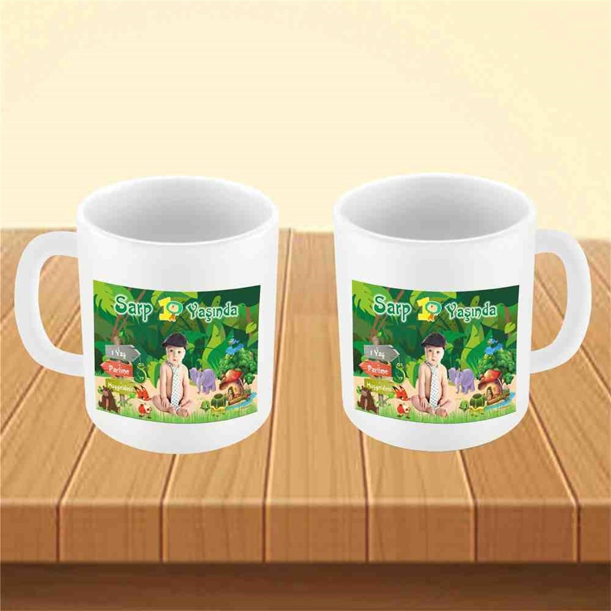 Ormanlı Safari Konsept Kupa Bardak Mug 