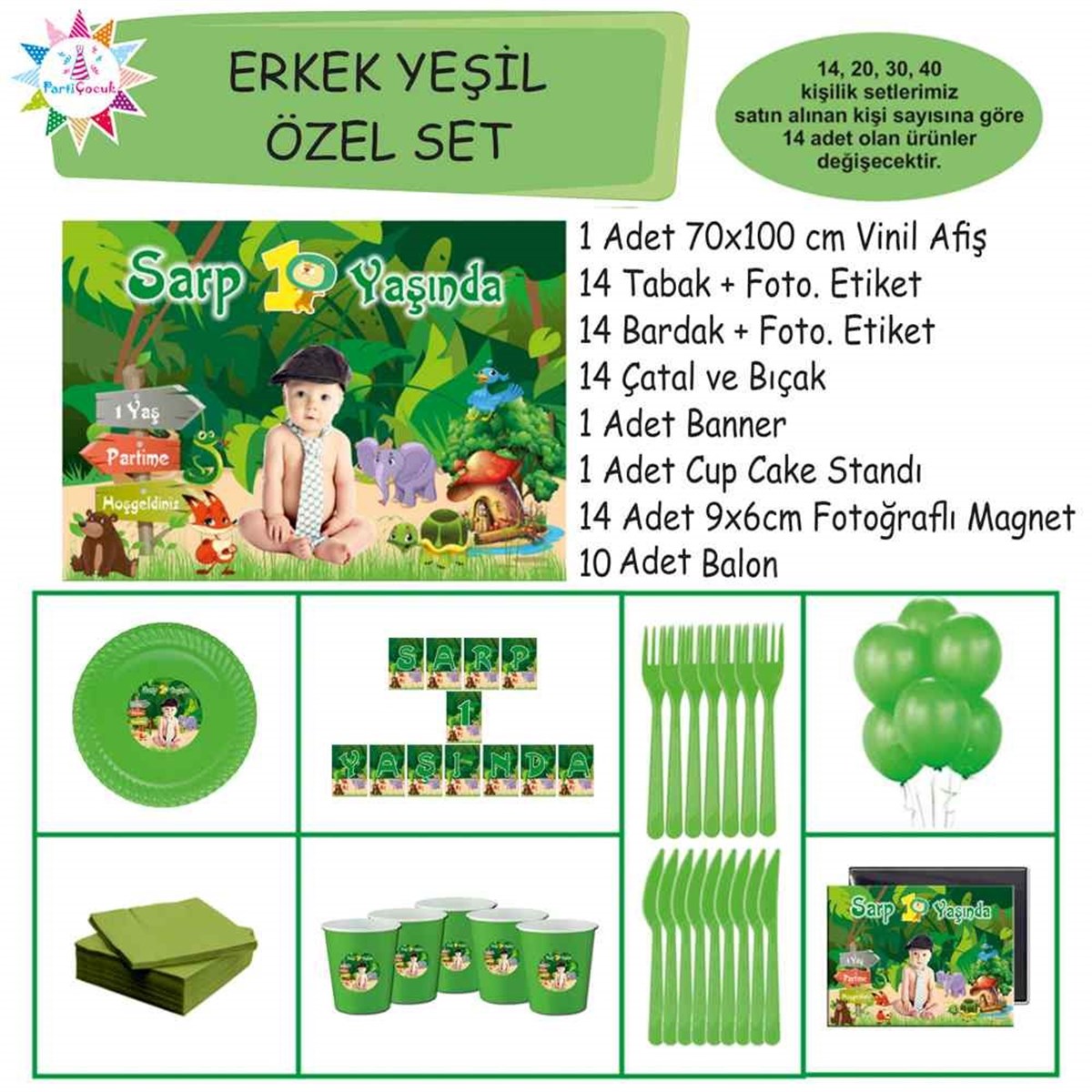 Ormanlı Safari Tema Özel Set 