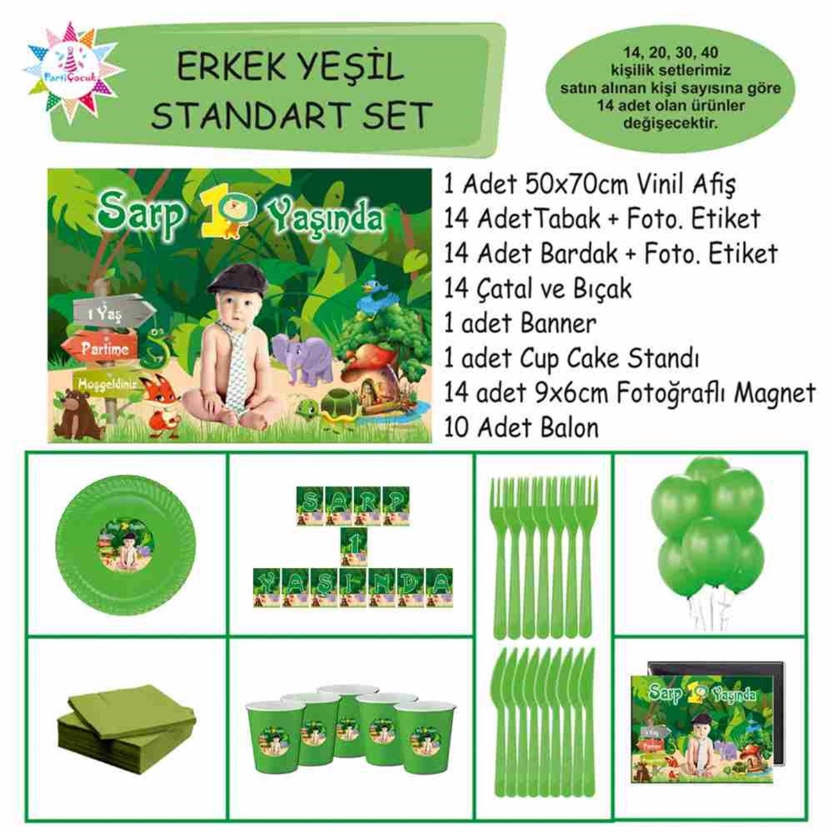 Ormanlı Safari Tema Standart Set 