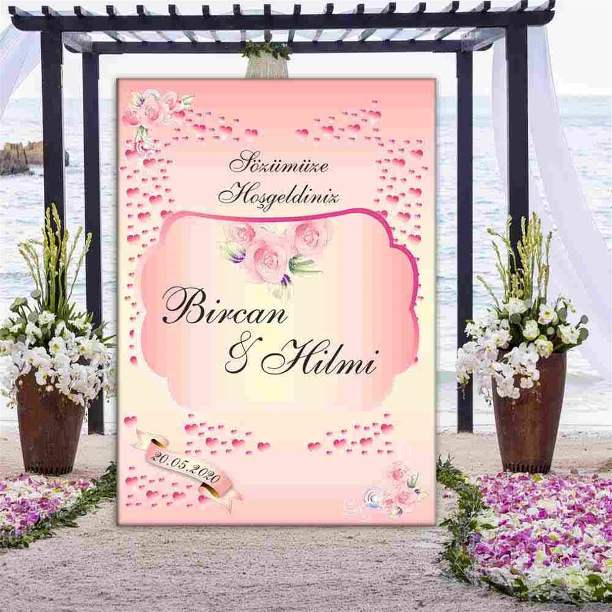 Özel Düğün Pano Tasarımı 