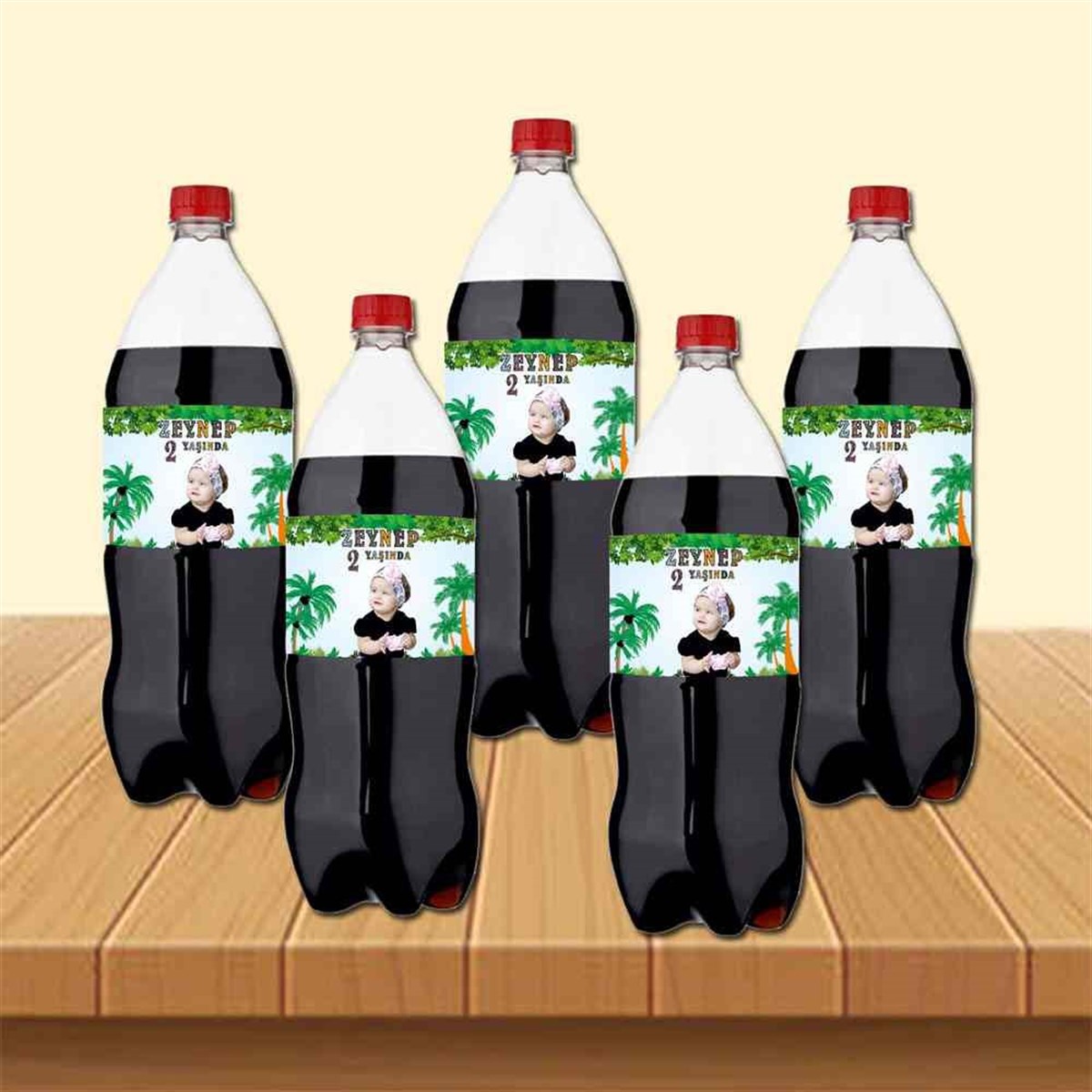 Panda Konsepti Cola Şisesi Bandı  