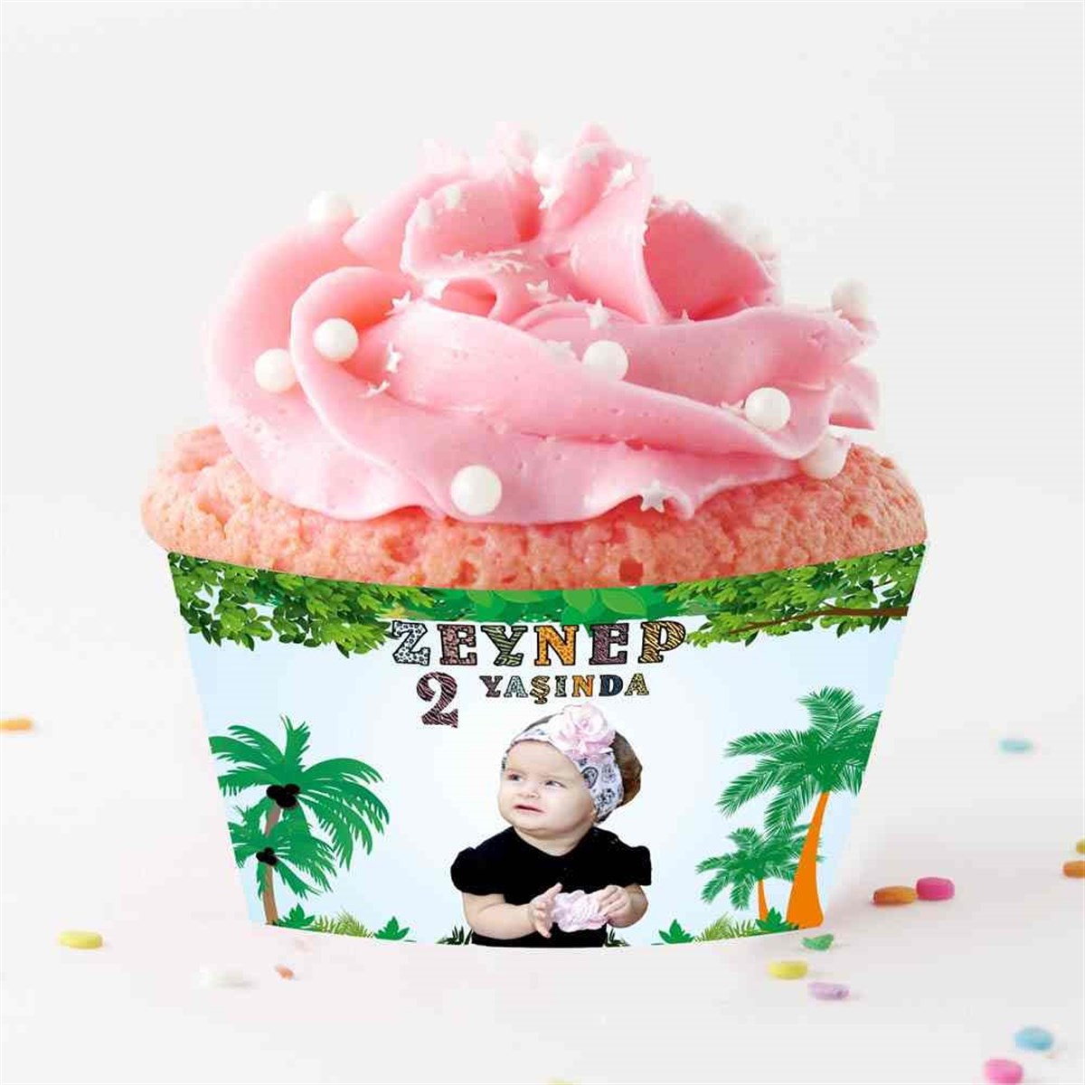 Panda Konsepti Cupcake Sargısı  