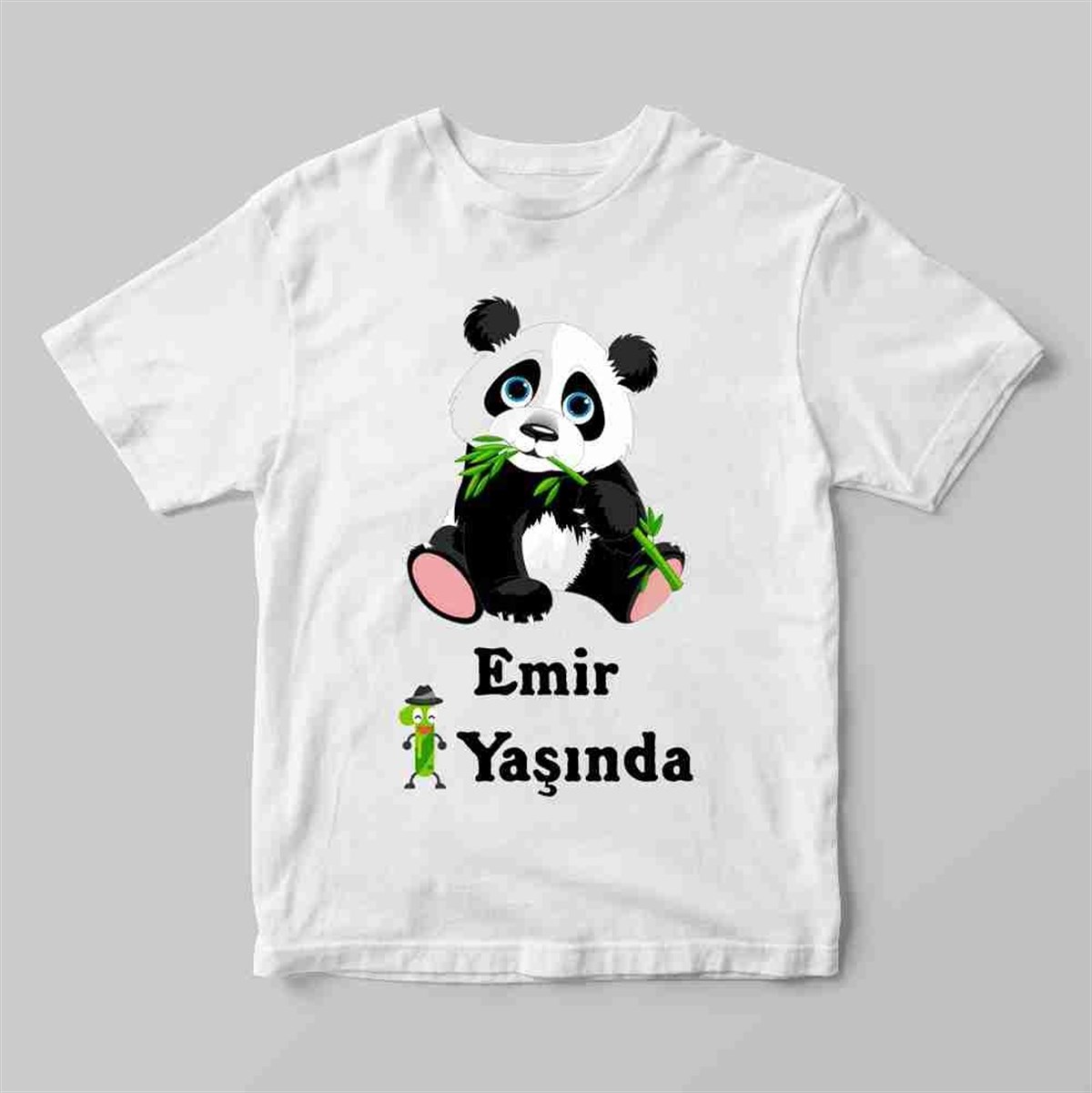 Panda Tema Tişört Baskı 